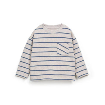 T-shirt met lange mouwen - Whale gestreept